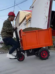 बेला 48v मिनी इलेक्ट्रिक डम्पर व्हीलबैरो 500 किलोग्राम क्षमता हाथ तीन पहिया संरचना ओम अनुकूलन विकल्प के लिए उपकरण - Product Image 2