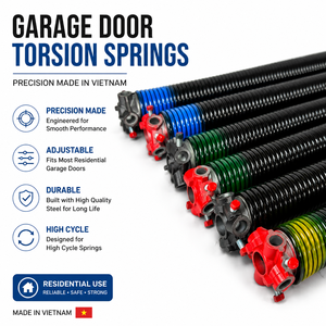 Garage Torsion <b>Springs</b> from Vietnam Precision Made Residential Adjustable Durable High Cycle Garage <b>Door</b> <b>Springs</b> - Product Image 1