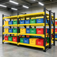 Rayonnage d'entrepôt robuste multi-tailles multi-niveaux personnalisé Supports sans boulons Système de rayonnage en acier Stockage en entrepôt Protection Esd