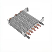 Évaporateur de réfrigérant à tubes à ailettes entièrement en cuivre, 150 à 300 °C, 50 GPM, pour le refroidissement des bancs d'essai de moteurs d'avions
