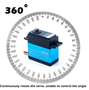 HANHAI FT7135R 35kg.cm High-Speed 360 Degree Continuous Rotation Servo 25T Steel Gear Customizable RC 25T Servo Arm Motors Types - Product Image 2