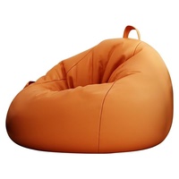 Canapé paresseux carré moderne en tissu écologique, fauteuil de détente individuel pour chambre, balcon, salon