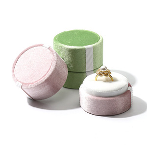 Nuevos Modelos Lanzados: Caja de Joyería Pequeña Baibian, Caja de Joyería Cilíndrica con Encaje Decorativo, Linda y Compacta - Product Image 2
