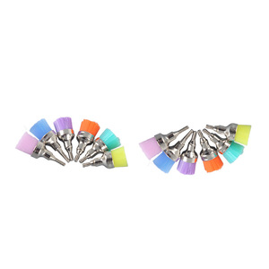 Ouliya – ensemble de brosses de polissage dentaire, tête plate incurvée colorée, pour le blanchiment des dents, élimination des taches, accessoires de soins bucco-dentaires - Product Image 1