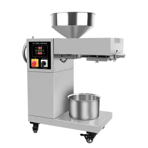 Cross-border New Household Commercial Stainless Steel Hot And Cold Pressing Oil Press