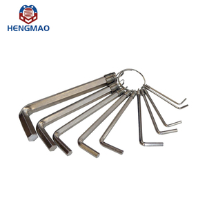 9ชิ้น CRV เห<span class=keywords><strong>ล</strong></span>็กกล้าคาร์บอนเมตริก1.5-10มม. นิกเกิ<span class=keywords><strong>ล</strong></span> Hex ประแจสแควร์อัลเลนชุดเครื่องมือที่สำคัญ - Product Image 6