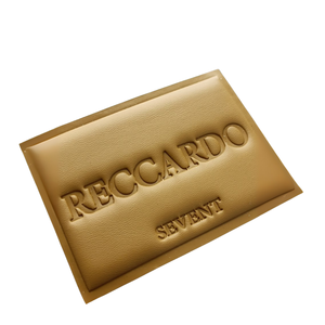 Кожаные нашивки с 3D-тиснением и логотипом - Product Image 2