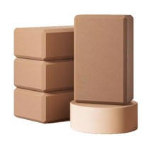Brique de yoga personnalisée avec logo, 300g, 369 pouces, exercice, entraînement, fitness, gym, antidérapante, EVA, marron, bloc de yoga, accessoires de Pilates