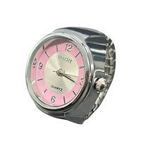 Nouvelle montre bague à quartz créative et tendance, un best-seller transfrontalier pour étudiants (hommes/femmes)