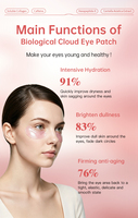 30 Paires de Patchs Hydrogel Coréens pour les Yeux, Contre les Cernes et les Poches, à la Caféine et au Niacinamide