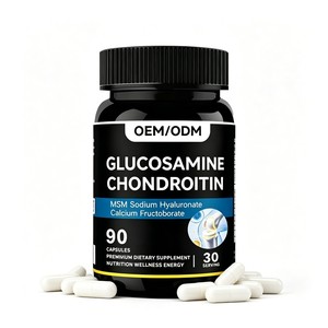 OEM Glucosamina Condroitina MSM Cápsulas con Cúrcuma Curcumina Adultos Articulación Soporte Suplementos - Product Image 1