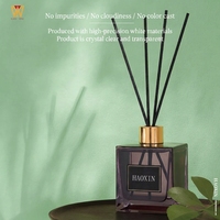 Bouteille en verre diffuseur de parfum de 200 ml de grande capacité, forme personnalisée, pour la maison, l'hôtel, le marketing olfactif