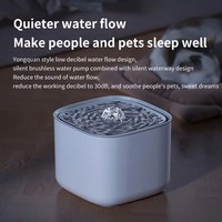 Fontaine d'eau automatique intelligente pour animaux de compagnie, distributeur de boisson électrique muet pour chat, Usb 3L