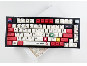 Tecla Personalizada de <span class=keywords><strong>Wario</strong></span>, <span class=keywords><strong>Luigi</strong></span> y <span class=keywords><strong>Mario</strong></span> Amarillo de Super <span class=keywords><strong>Mario</strong></span> Bros, Tema de SEGA, Material PBT, Compatible con Teclas Cherry - Product Image 2