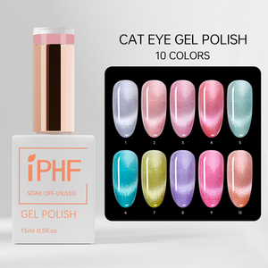 Crystal Cat Eye Gel Esmalte de uñas Gel magnético Gel naranja Soak Off UV/LED Auroras Nail Art Manicure DIY Salon Girl Gift - Product Image 2
