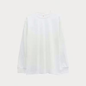 Men's 250gsm 100% Cotton Long Sleeve T-<b>Shirt</b> Oversize Hooded with Custom Logo Printing Winter Loose Fit Knitted Fabric - Product Image 2
