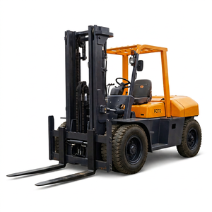 TCM 10 Ton <b>Used</b> Reach Truck Forklift 4WD Diesel Rough Terrain Forklift From USA - Product Image 1