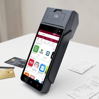 Terminal de point de vente portable Android 12.0 Go 4G avec Bluetooth, imprimante intégrée, WiFi, NFC, écran 5 pouces, 4 Go/32 Go