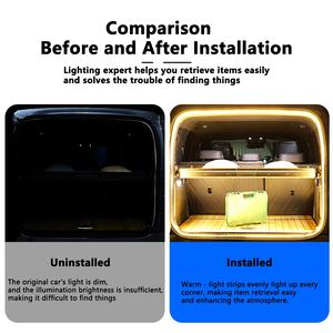 Accessori luce auto universale 5M portellone posteriore LED illuminazione ambiente bagagliaio Neon LED strisce luci interne per auto - Product Image 6