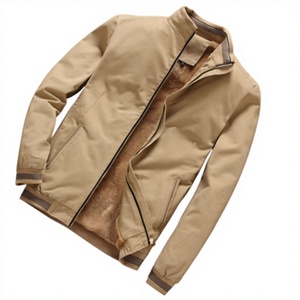Customizable Winter Bomber <b>Jacket</b> for Men <b>Women</b> Kids-Breathable Baseball Varsity Style Custom Logo Embroidery Wool Leather - Product Image 1