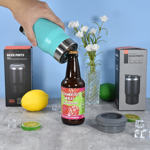 <span class=keywords><strong>Enfriador</strong></span> de Latas Personalizado con Abrebotellas, 14 oz, 4 en 1, <span class=keywords><strong>Enfriador</strong></span> de Botellas de Cerveza y <span class=keywords><strong>Vino</strong></span> de Acero Inoxidable Aislado, con 2 Tapas - Product Image 6