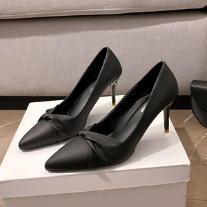 Tacones delgados de estilo Hada, zapatos individuales de nicho, tacones altos puntiagudos para mujeres en otoño e invierno 2025, moda europea y americana - Product Image 3