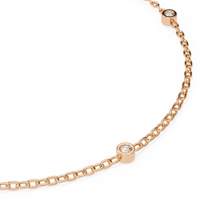 Elegantes Pulseras de Oro Rosa para Mujer, Diseño Minimalista, Acabado Brillante, Joyería Elegante para Uso Diario, Opción de Regalo - Product Image 4
