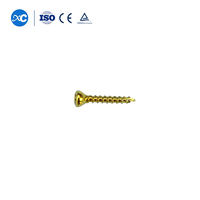 Implant orthopédique vétérinaire 1.1/1.5/2.4/2.7mm, vis autotaraudeuse à verrouillage Cortical en titane pour plaques d'alps