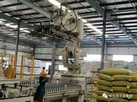 Système de palettisation robotisé à succès, palettiseur robotisé automatique pour sacs de 25 kg, palettiseur robotisé ABB KUKA pour sacs