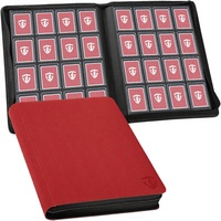 16 pochettes pour classeur, capacité 640 étuis rigides 3x4, collection de cartes, 20 pages recto-verso compatibles