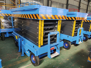 Platform Lift Gunting Hidrolik Mobile 4M 6M 8M 10M 12M 14M, Kapasitas Angkat 500kg, untuk Pekerjaan di Ketinggian, Bersertifikasi CE - Product Image 4