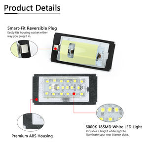 Eclairage <span class=keywords><strong>de</strong></span> <span class=keywords><strong>plaque</strong></span> d'immatriculation à LED pour <span class=keywords><strong>BMW</strong></span> Série 3 <span class=keywords><strong>E46</strong></span> 2D Coupe Pre-facelift/Série 3 <span class=keywords><strong>E46</strong></span> M3 Pre-facelift (not Fit Convertible)1999-2003 - Product Image 5