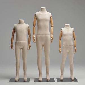 Manichini in Legno per Vetrine di <span class=keywords><strong>Negozi</strong></span> di <span class=keywords><strong>Abbigliamento</strong></span> Genitore-Figlio, Modelli Femminili e Maschili a Corpo Intero - Product Image 4
