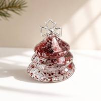 Jouet Squishy Arbre de Noël, Jouet Sensoriel Doux en Maltose, Jouet Anti-Stress Pailleté à Presser pour Enfants et Adultes, Cadeau de Fêtes
