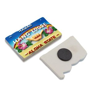 Imán de nevera con forma de logotipo 3D de la isla de Hawái, recuerdo de boda, regalo para invitados, recuerdo de Hawái - Product Image 1
