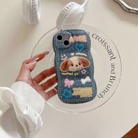 Nouvelle coque de téléphone élégante à motifs de couleur denim pour coque de téléphone portable iphone 11-15promax