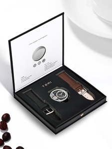 Reloj de Cuarzo TOMI T105 para Hombre, de Negocios, Alta Calidad, con Calendario, Correa de Cuero, Moderno, en Stock - Product Image 6