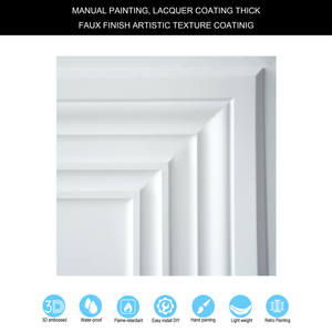 PL05 Plafonds en PVC gaufré blanc <span class=keywords><strong>mat</strong></span> Panneaux muraux à peler pour salles à manger Conception européenne étanche pour centres commerciaux <span class=keywords><strong>et</strong></span> hôtels - Product Image 4