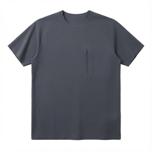 Laser Perforated Back Ventilation Cooling <b>Mesh</b> Jersey Male Athletic Gym Running Tee Moisture Wicking Lightweight Activewear - Product Image 4