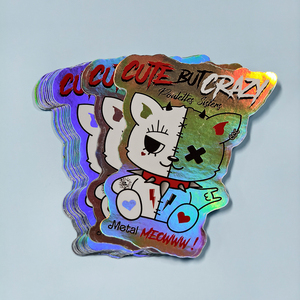Custom Printing Adhesive Label Laptop laser Rainbow hologram <b>decals</b> Waterproof <b>Vinyl</b> Sticker Die Cut holographic Sticker Custom - Product Image 5