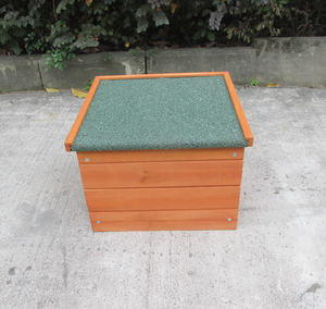 Casa de madera desmontable de conejillo de indias, escondite de madera de animales pequeños, casa de hámster de erizo - Product Image 4