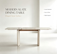 Table console de salon moderne et luxueuse avec plateau en pierre naturelle rose Monet et base en fibre de verre