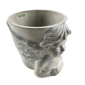 Assortiment de jardinières en béton, Pot de plantes d'intérieur et d'extérieur, jardinière en ciment moderne, <span class=keywords><strong>plante</strong></span> <span class=keywords><strong>artificielle</strong></span> en Pot - Product Image 4