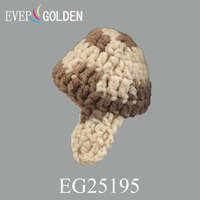 EG25195 7X7.5CM Produits innovants Mini chapeau mignon au crochet avec fil teinté par immersion Accessoires vestimentaires Chapeaux créatifs