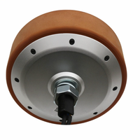 Moteur de moyeu de roue servo 48V 500W à faible vitesse et couple élevé, 6,5 pouces, 260 tr/min, 22 N.m, encodeur 4096, moteur d'entraînement AGV DM