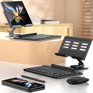 Lười biếng gấp Kính thiên văn điện thoại di động bàn phím chủ Tablet xoay 360 độ đứng từ trường hợp điện thoại - Product Image 2