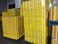 Film alimentaire en PVC OBM/ODM 2024, qualité alimentaire, emballage écologique, film d'emballage pour champignons, distributeur de film alimentaire en PVC 2023