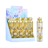 Scenabella 236ML Parfum pour femme Vaporisateur Longue durée Frais Parfum floral de marguerite Brume parfumée avec un couvercle chic en or élégant
