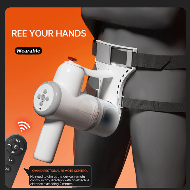 เครื่องช่วยตัวเองชาย + โครงรองรับ + รีโมทคอนโทรล