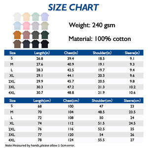 T-shirt en coton respirant 240gsm pour hommes T-shirt d'été lourd avec finition à double brosse - Product Image 4